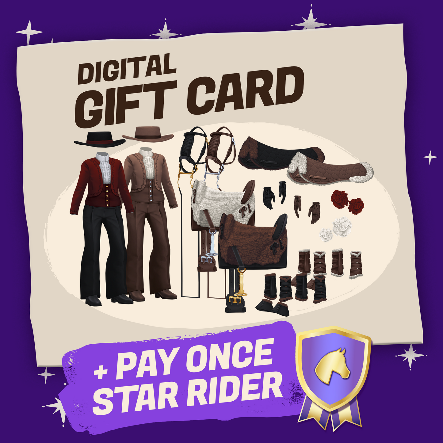 PAY-ONCE STAR RIDER - ANDALUSIAN BUNDLE